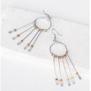 Haitian earrings, Lilian, Fairtrade, sustainable